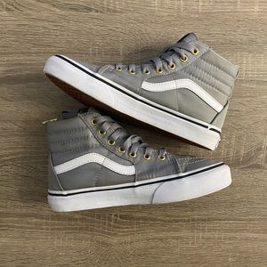 Kids Gray High Top Vans